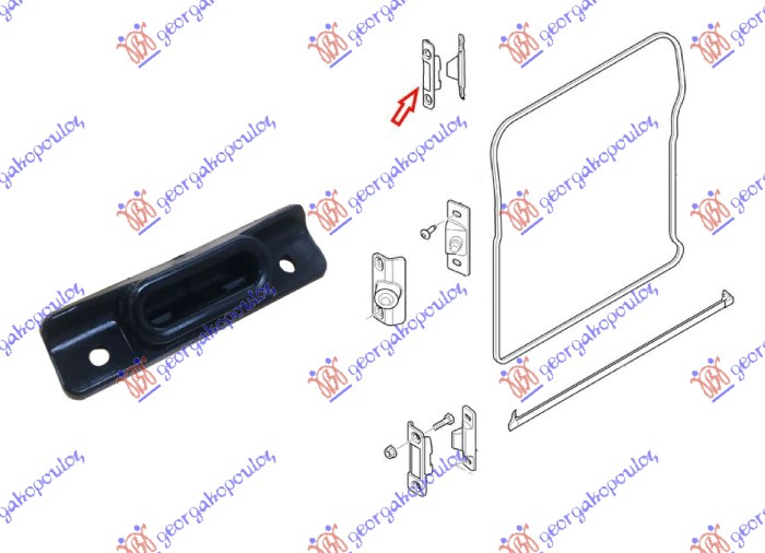 SLIDING DOOR PIN (ON PILLAR)