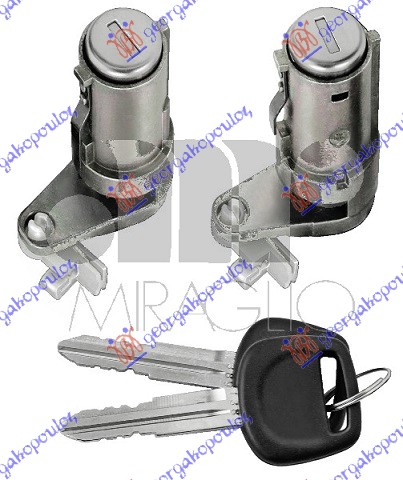 DOOR LOCK CYLINDER WITH KEY