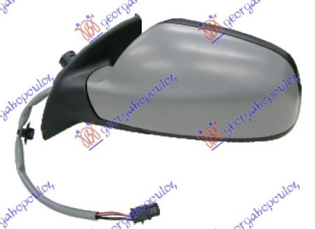 DOOR MIRROR ELECTRICAL HEATED PRIMED (ASPHERICAL GLASS)