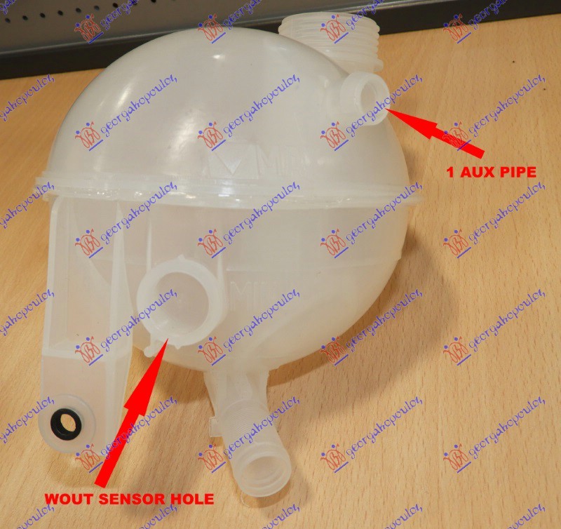 AUXILIARY TANK (WOUT SENSOR HOLE) (1 EXIT TUBE)