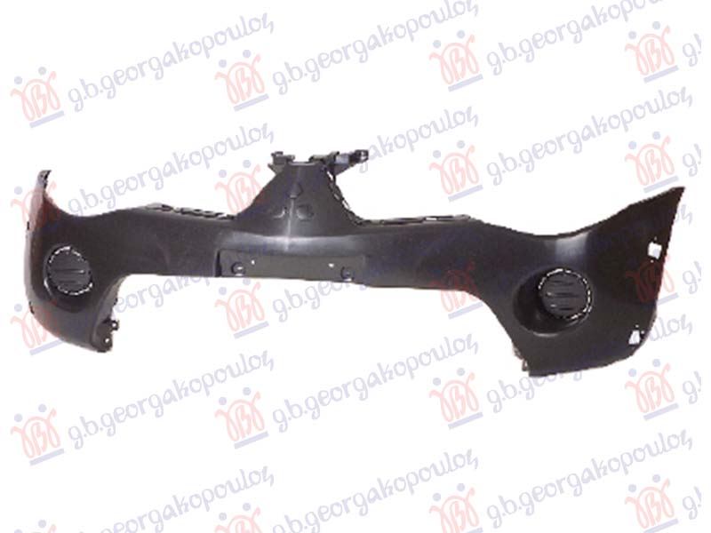 FRONT BUMPER DOUBLE CAB (4D) (W/FRAME HOLES) (A QUALITY)
