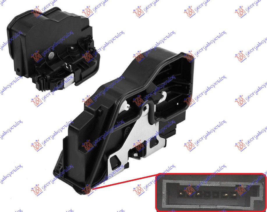 FRONT DOOR LOCK ELECTRICAL -2009 (5pins)