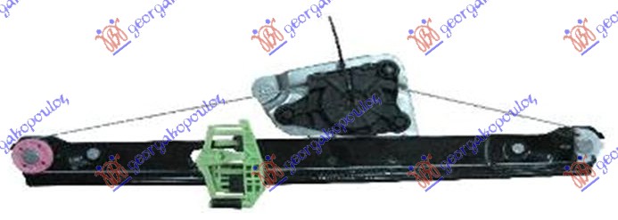 REAR WINDOW REGULATOR ELECTRICAL (W/O MOTOR)