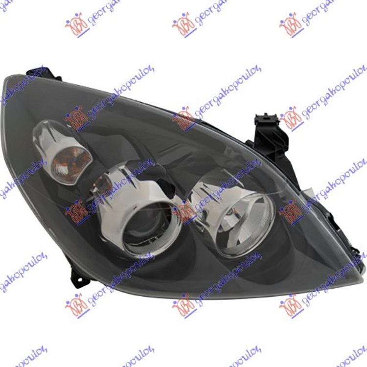 HEAD LAMP ELECTRICAL (BLACK BEZEL) (TYC)