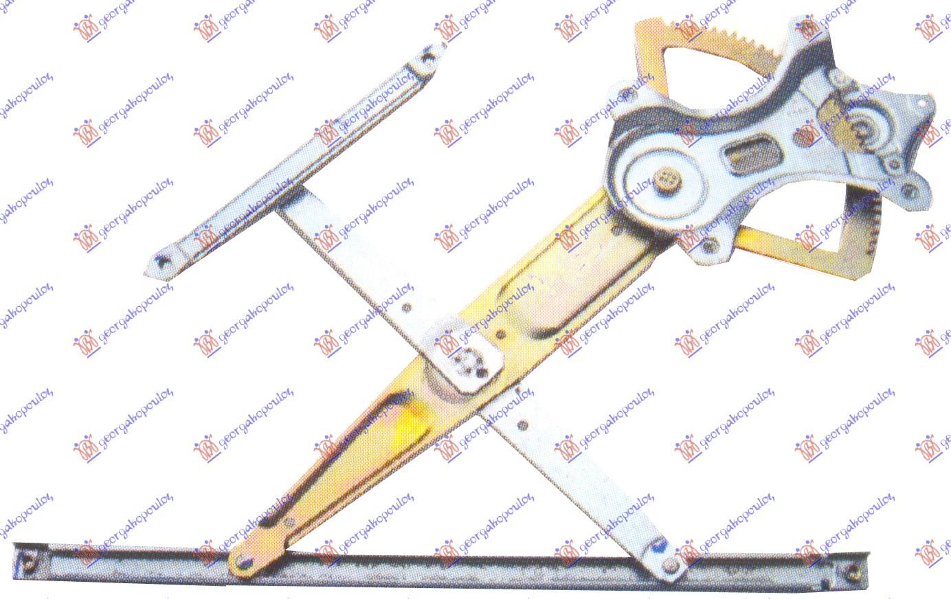 FRONT WINDOW REGULATOR ELECTRICAL 2/4D (W/O MOTOR)