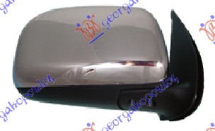DOOR MIRROR MANUAL CHROME (A QUALITY) (CONVEX GLASS)