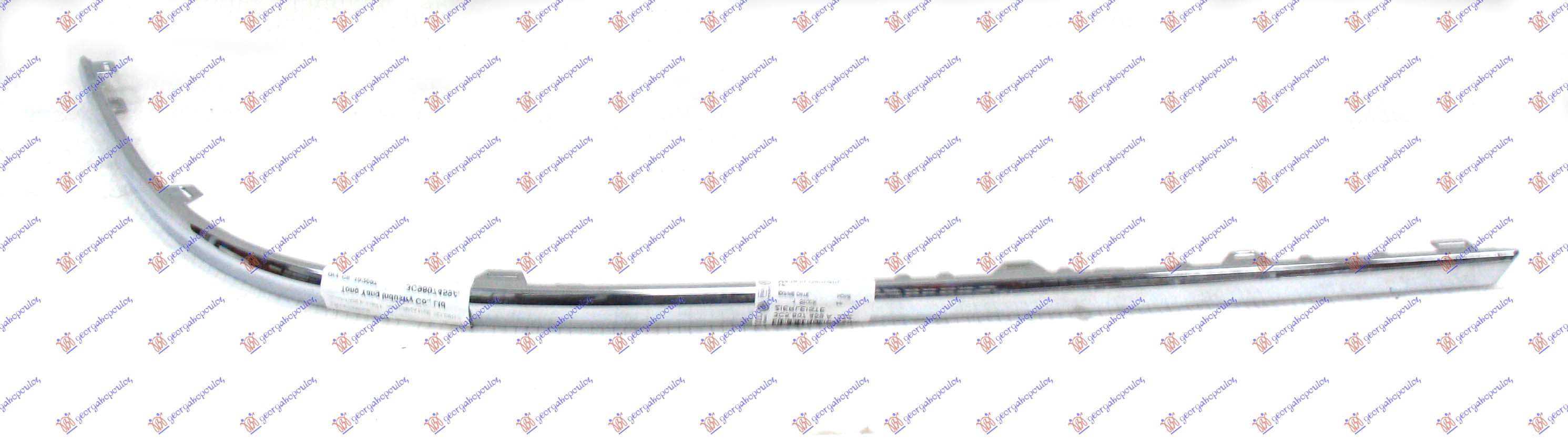 REAR BUMPER CHROMED SIDE SDN