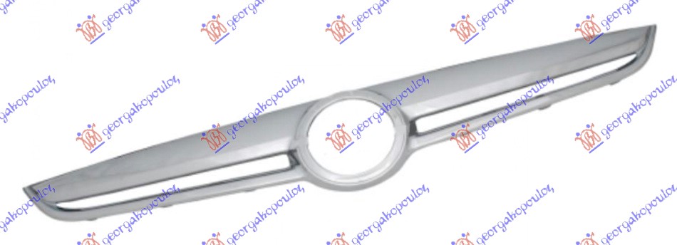 GRILLE MOULDING CHROME2011- (W/O EMBLEM)