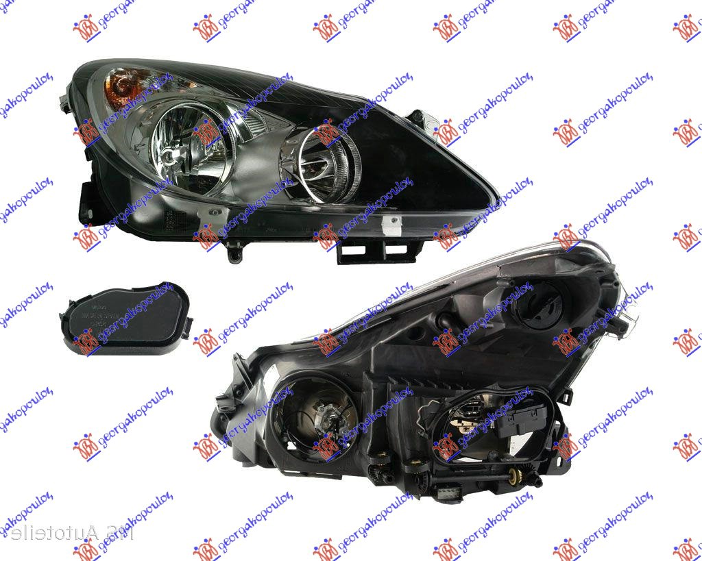 HEAD LAMP BLACK (SPORT-OPC) -2011 (VALEO)