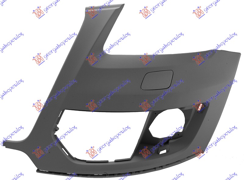 FRONT BUMPER SIDE PRIMED (W/WASHER HOLES)