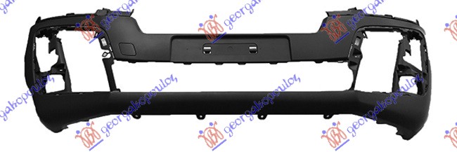 FRONT BUMPER PRIMED (W/CUTTING MARKS FOR FOG LAMP HOLES) (A QUALITY)