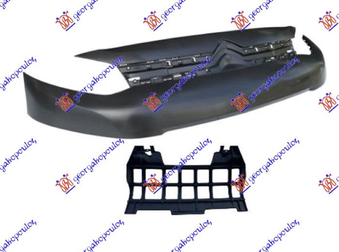 FRONT BUMPER UPPER BLACK