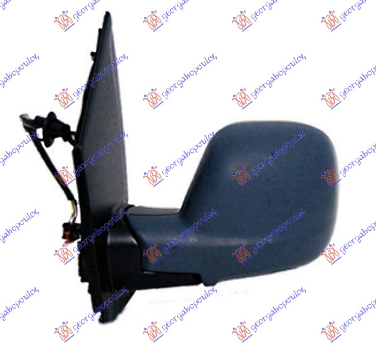 DOOR MIRROR ELECTRICAL HEATED FOLDABLE PRIMED 7 PIN (A QUALITY) (CONVEX GLASS)
