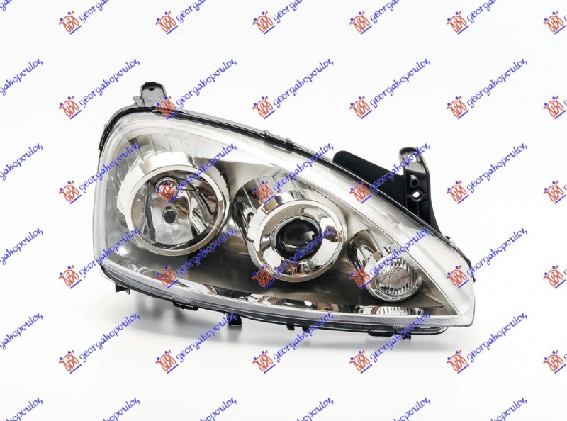 HEAD LAMP ELECTRICAL 2004- (3 LAMPS) (TYC)