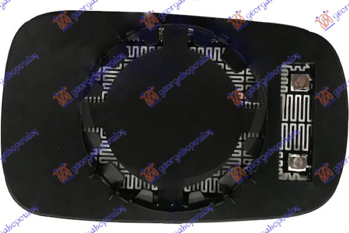 DOOR MIRROR GLASS HEATED (ASPHERICAL GLASS)