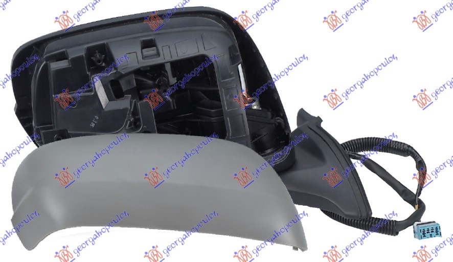 DOOR MIRROR ELECTRICAL PRIMED (A QUALITY) (CONVEX GLASS)