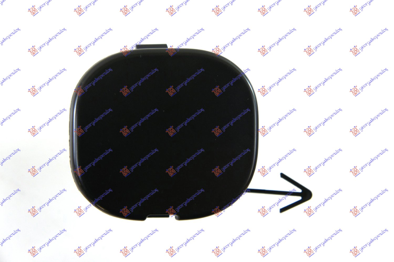 TOW HOOK COVER FRONT 2009-