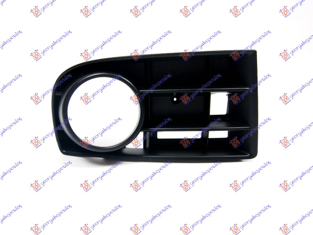 FRONT BUMPER GRILLE 2 BARS (W/ FOG LAMP HOLE)