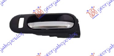 DOOR HANDLE FRONT INNER CHROME /BLACK