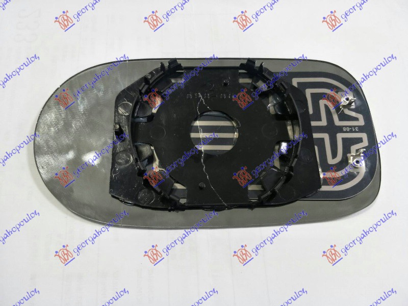 DOOR MIRROR GLASS HEATED 2002-2007 (CONVEX GLASS)