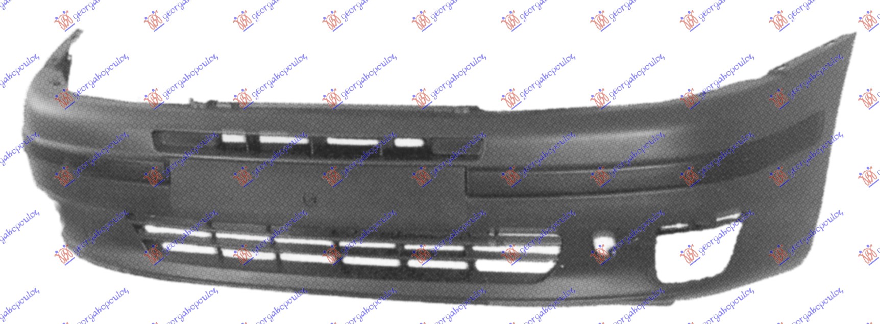 FRONT BUMPER (W/FOG LAMP HOLES)