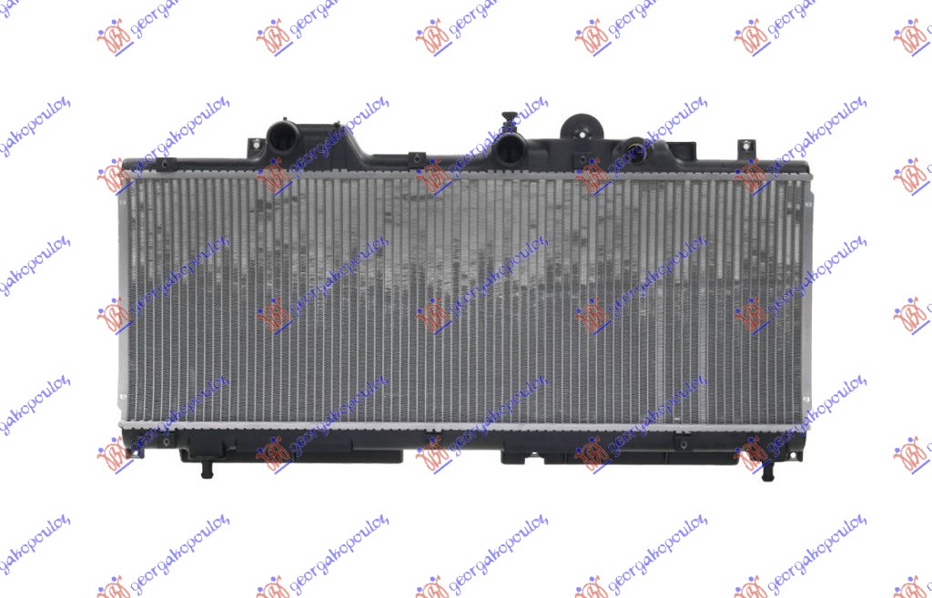 RADIATOR 1.7 DIESEL + A/C (270x757)