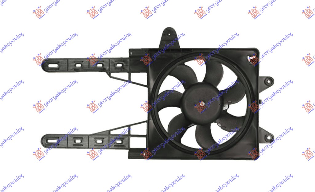COOLING FAN (-A/C) -1997