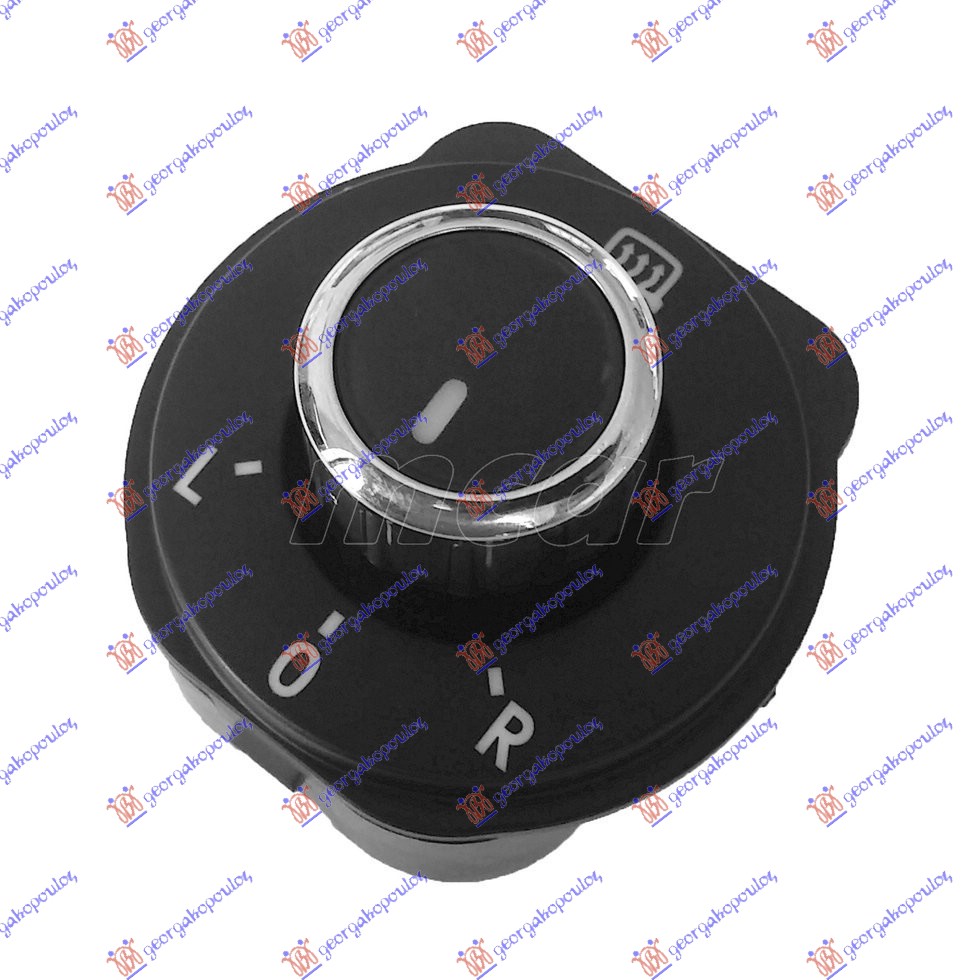 Comutator oglindă (cromat) (10pin)
