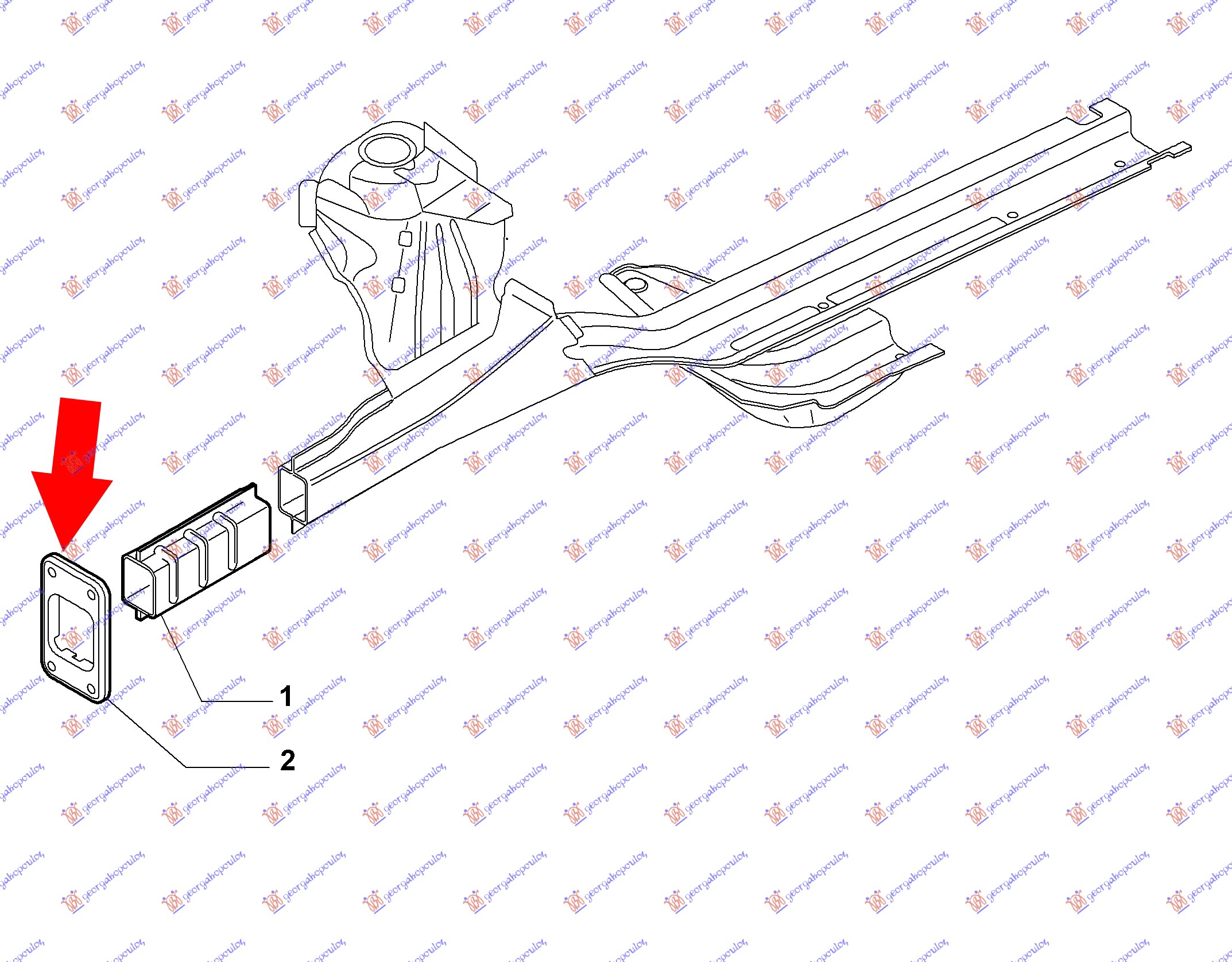 FRONT CHASSIS COVER