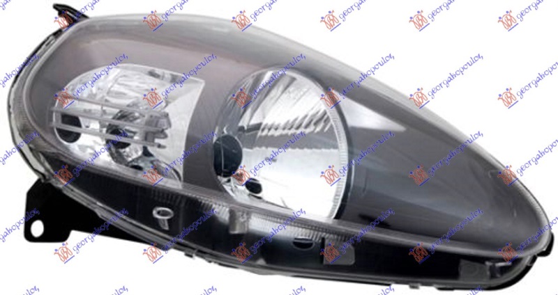 HEAD LAMP ELECTRICAL GRAY (YELECTRICAL PLUG) -2008 (TYC)