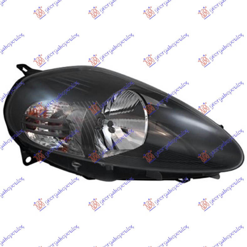 HEAD LAMP ELECTRICAL GRAY (PURPLE PLUG) 2008- & SPORT (VALEO)