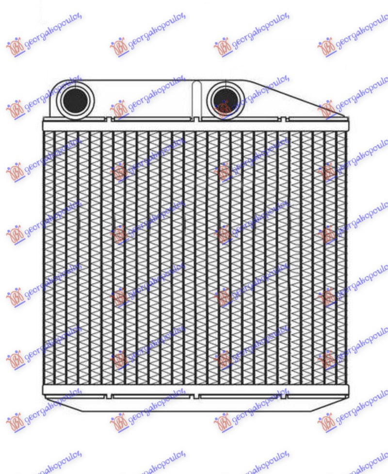 HEATER RADIATOR (160x188) (DENSO TYPE)
