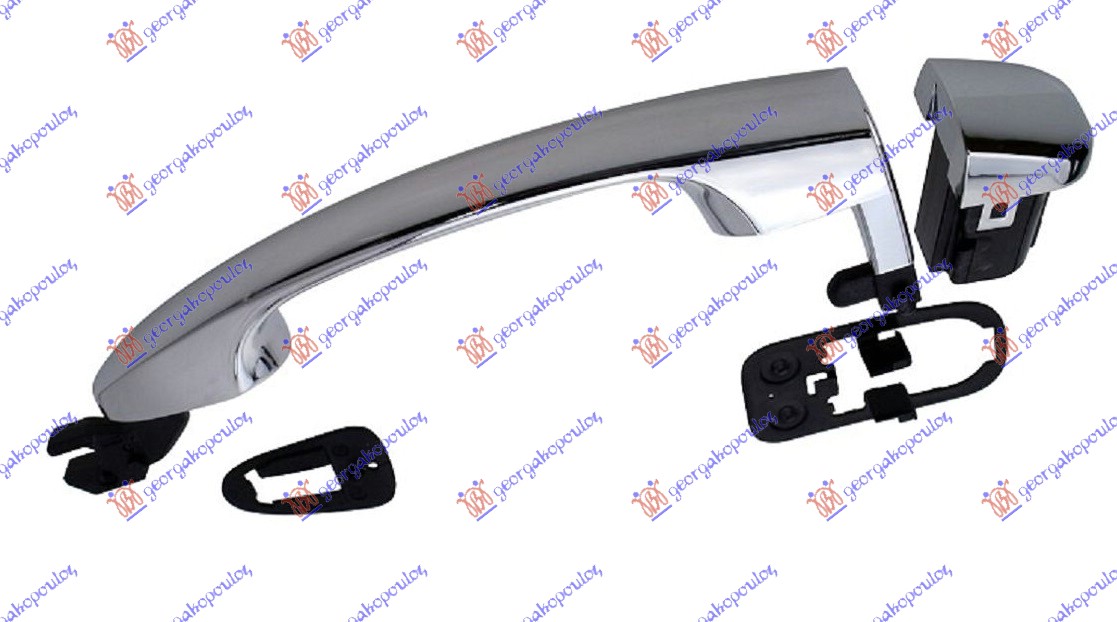 DOOR HANDLE FRONT OUTER CHROME (& REAR RIGHT / LEFT)