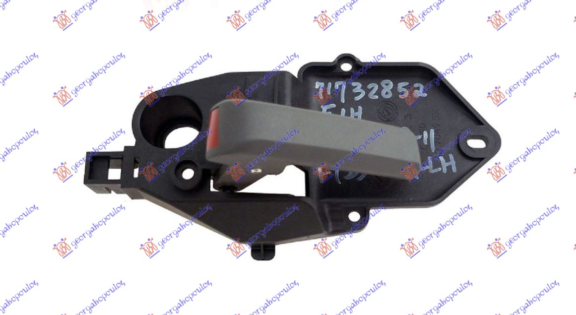 DOOR HANDLE FRONT/REAR INNER GREY