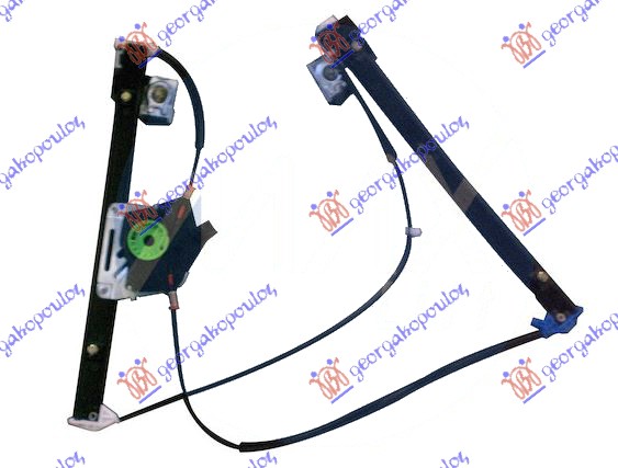FRONT WINDOW REGULATOR ELECTRICAL 3D (W/O MOTOR)
