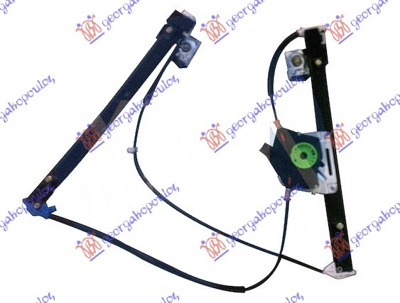 FRONT WINDOW REGULATOR ELECTRICAL 3D (W/O MOTOR)