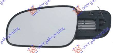 DOOR MIRROR GLASS -2003 HEATED (ASPHERICAL GLASS)