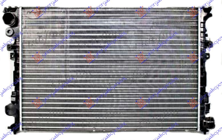 RADIAOR 2.0 HDI +/- A/C (670x446x27)WITHOUT VALVE