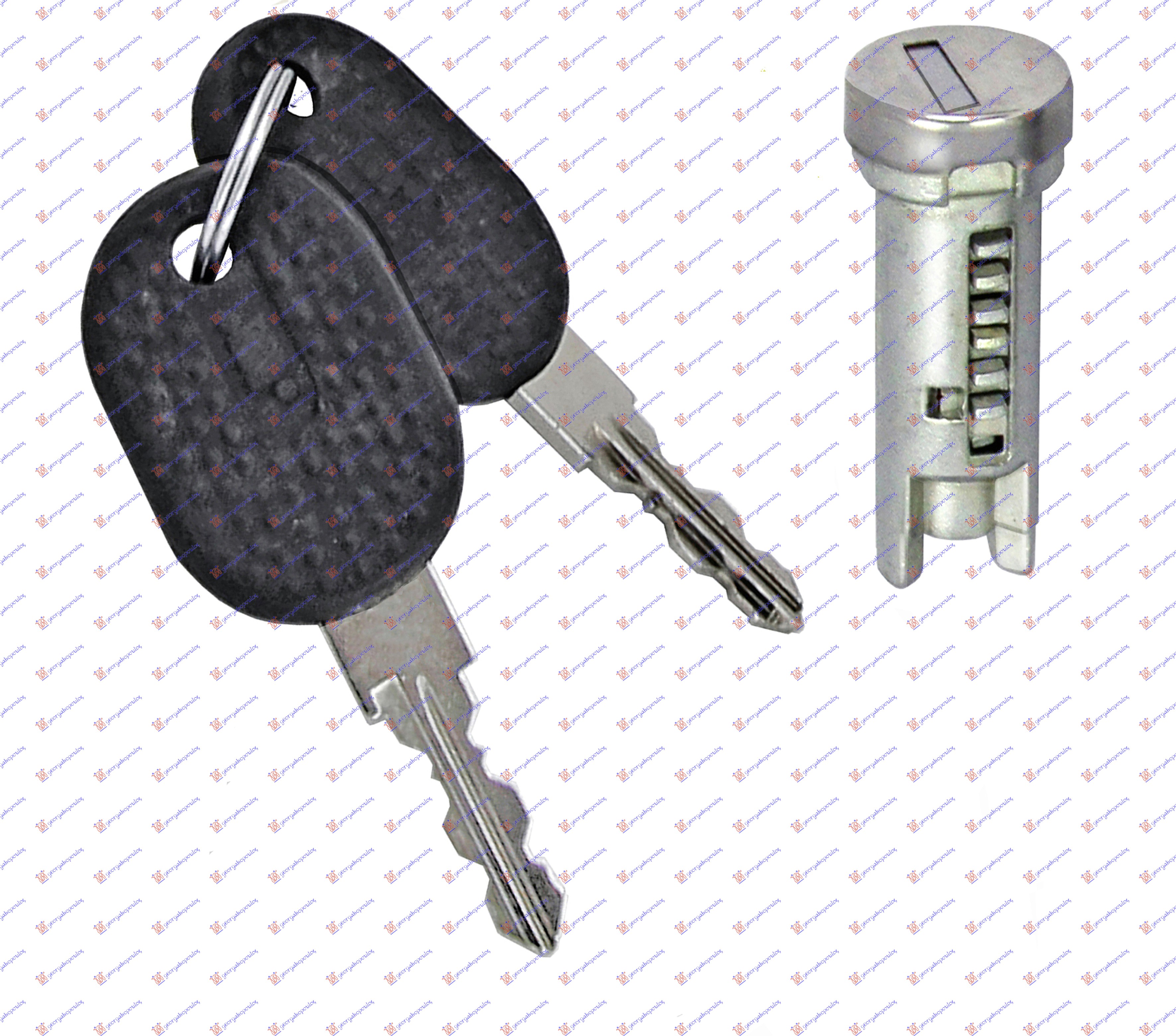 FRONT/REAR /SLIDING DOOR LOCK CYLINDER (W/KEY)
