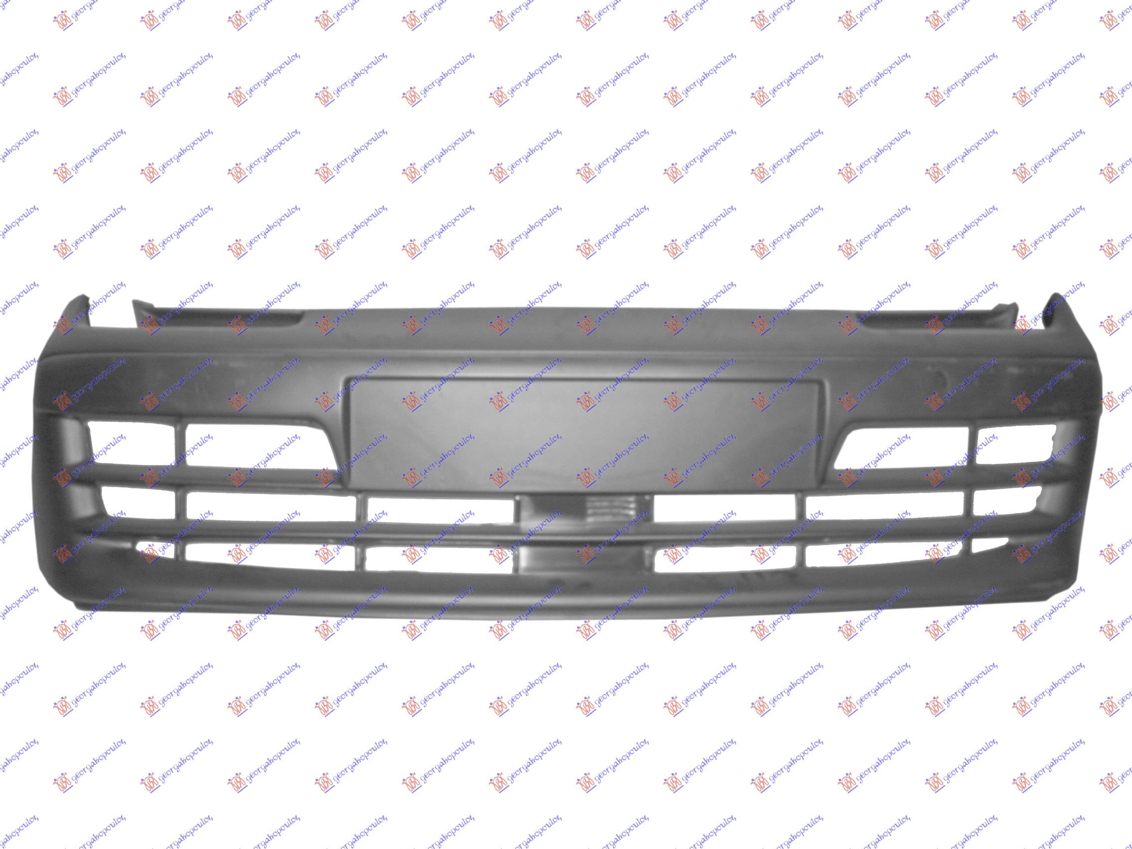 FRONT BUMPER PRIMED (WITH A/C)