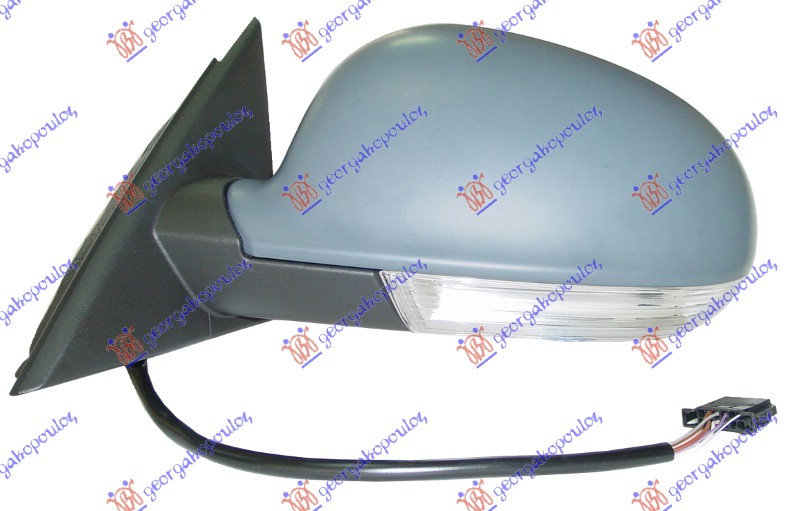 DOOR MIRROR EL.HEAT.PR.(W.LAMP)06-(EL.FOLT (A QUALITY) (ASPHERICAL GLASS)