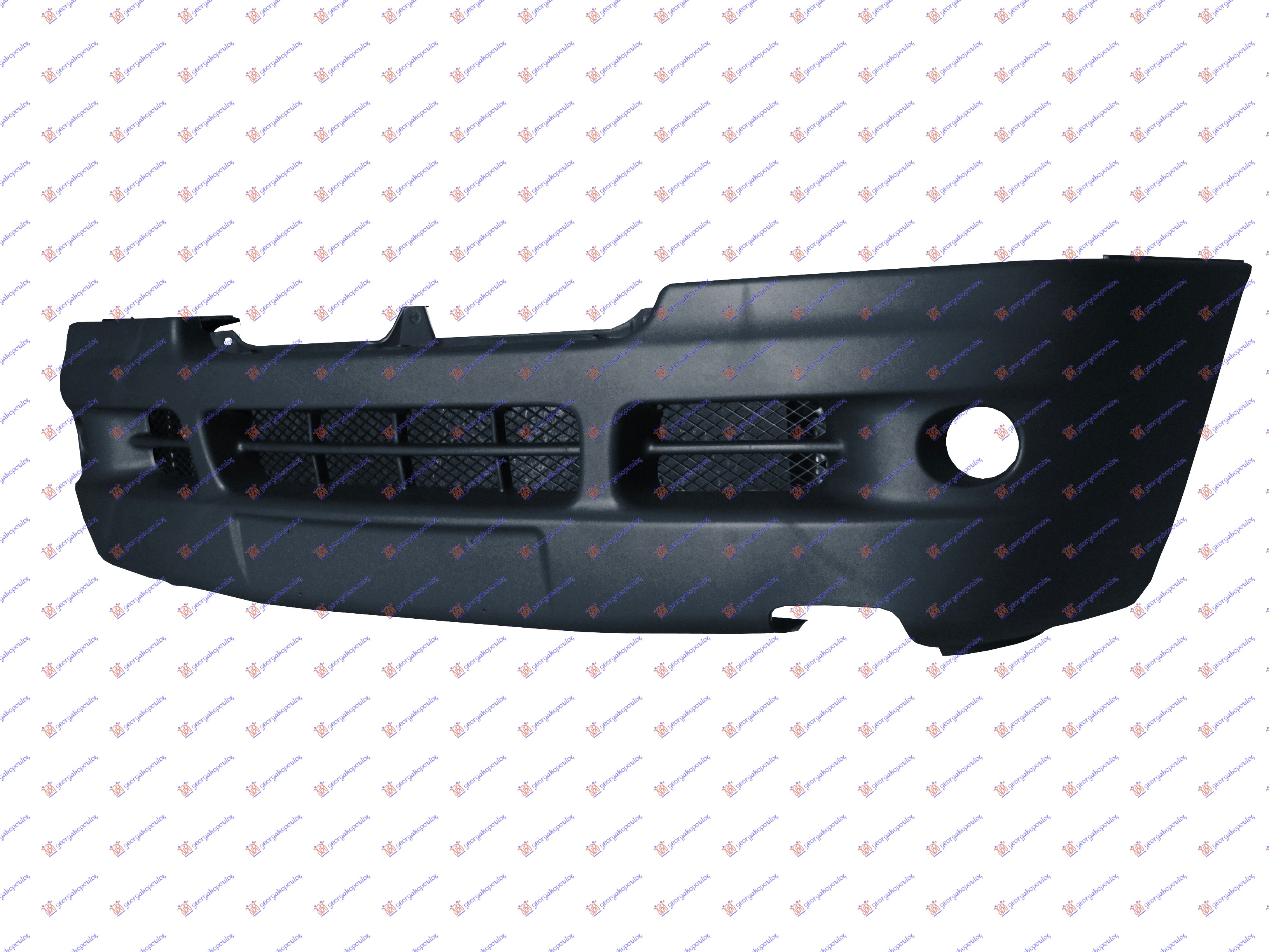 FRONT BUMPER BLACK (W/FOG LAMP HOLES)