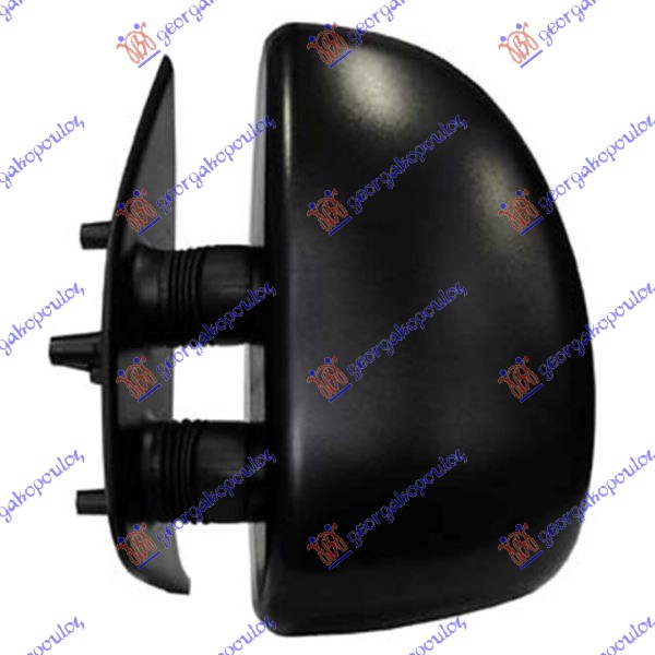 DOOR MIRROR MANUAL SHORT 1999- (CONVEX GLASS)