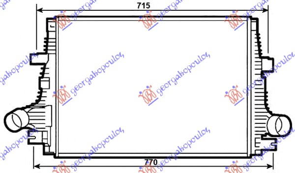 RADIATOR INTERCOOLER 1.8 TBi-1.9-2.4 JTDM (600x410)