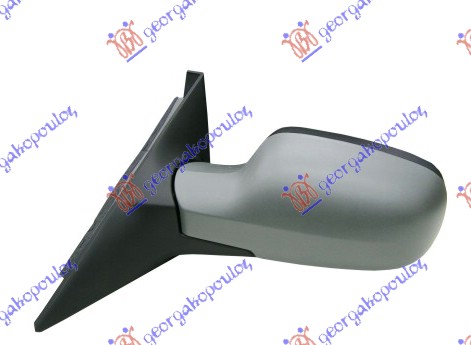 DOOR MIRROR ELECTRICAL HEATED FOLDABLE PRIMED (ASPHERICAL GLASS)