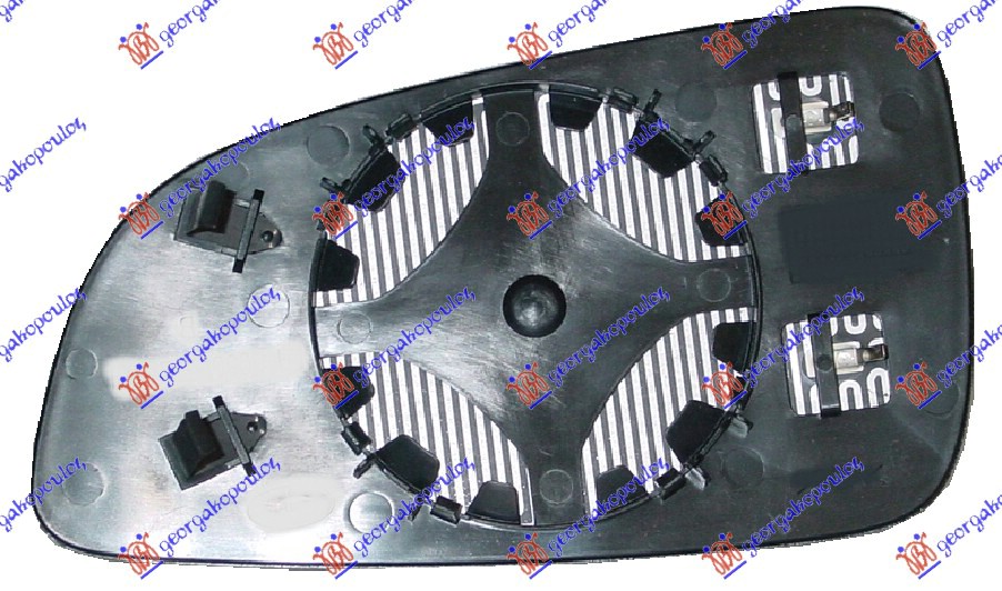DOOR MIRROR GLASS HEATED (CONVEX GLASS)