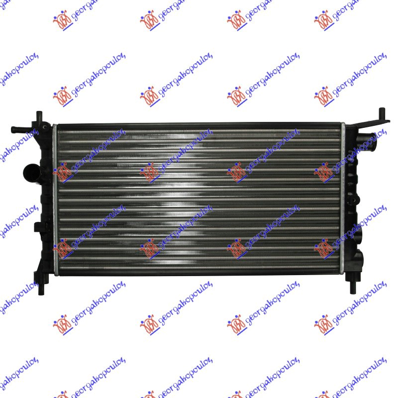 RADIATOR 1.2-1.4 - A/C (530x280) (DIAGONAL) (NRF)