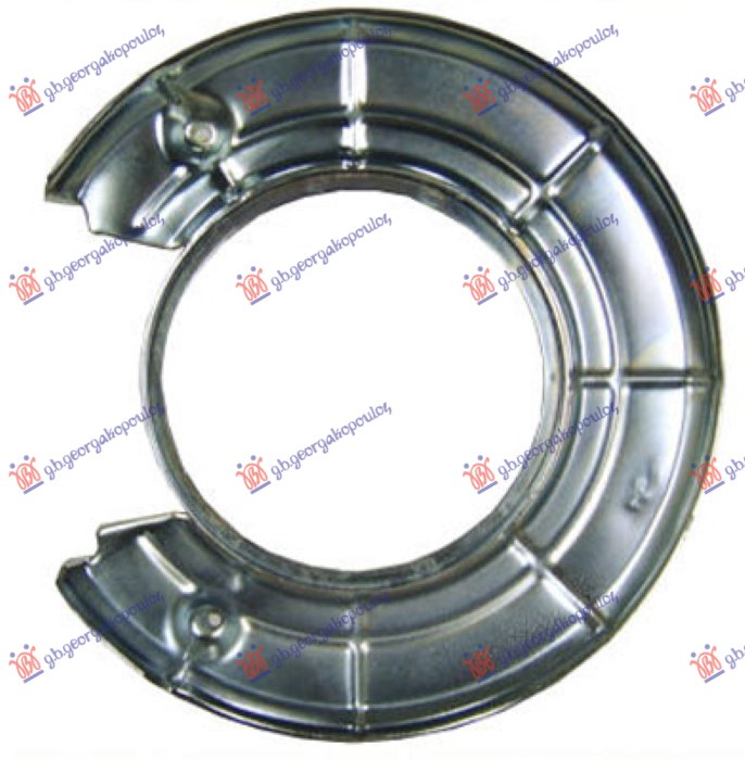 SPLASH PANEL BRAKE DISC REAR (PANEL DIAMETER 308/158MM)