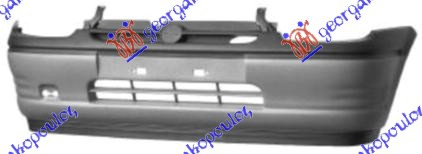 FRONT BUMPER PRIMED (CLOSE GRILLE)