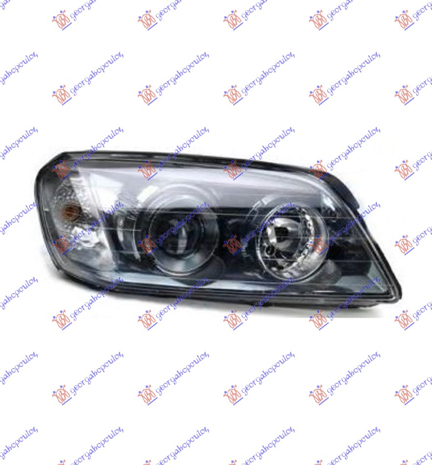HEAD LAMP ELECTRICAL BLACK (W/MOTOR) (DEPO)